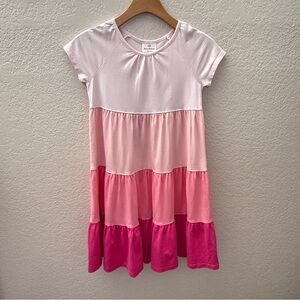Hanna Andersson Girls Color Block Dress Size 130/8 – Cotton